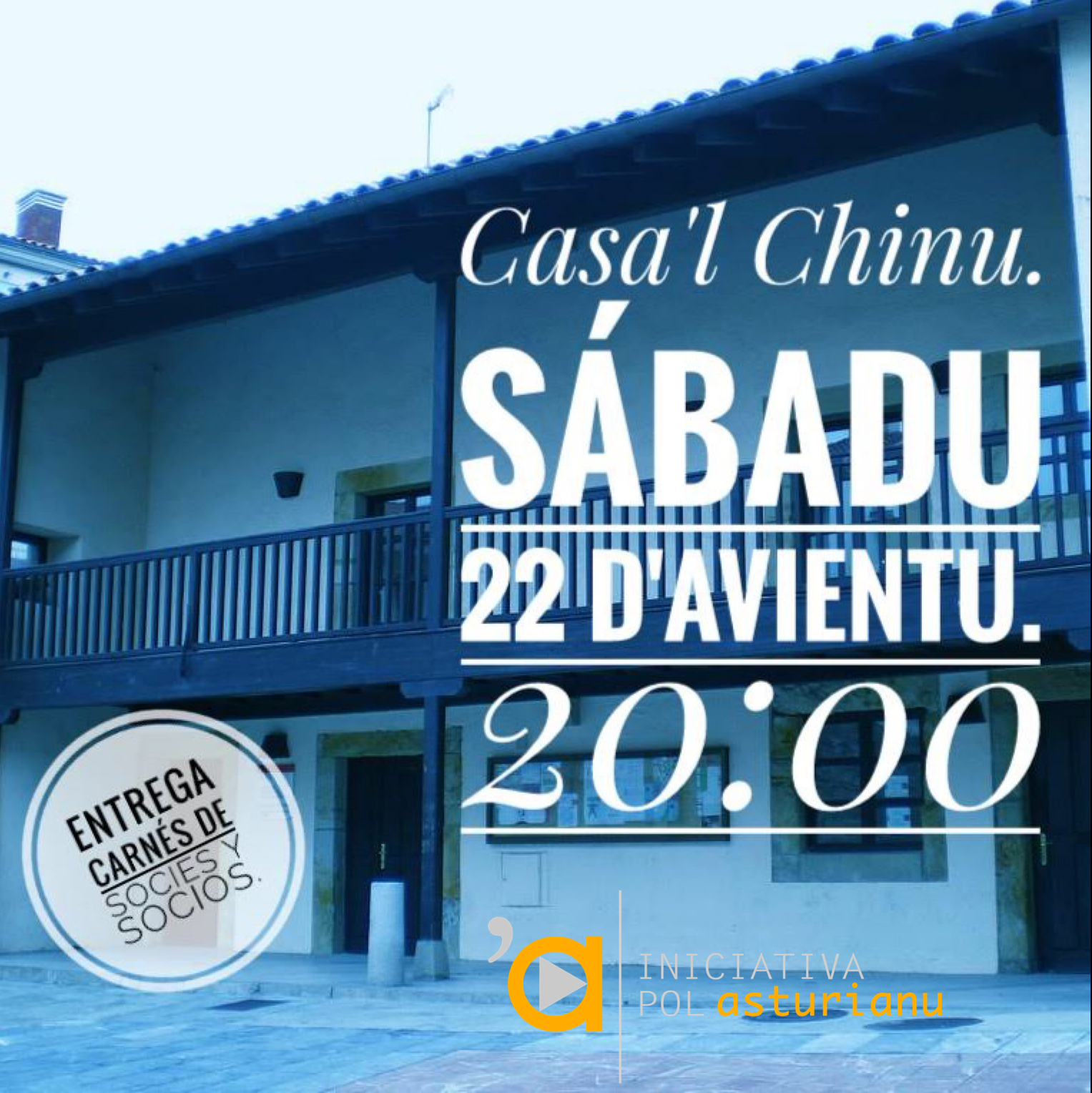 Actu d’entrega de carnés a socios y socies en Xixón