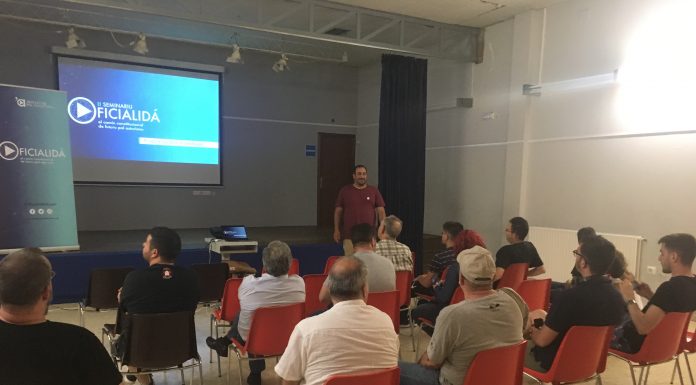 Iniciativa pol Asturianu presentó en Bimenes los sos documentales sobre la represión llingüística y el valir económicu de la llingua asturiana