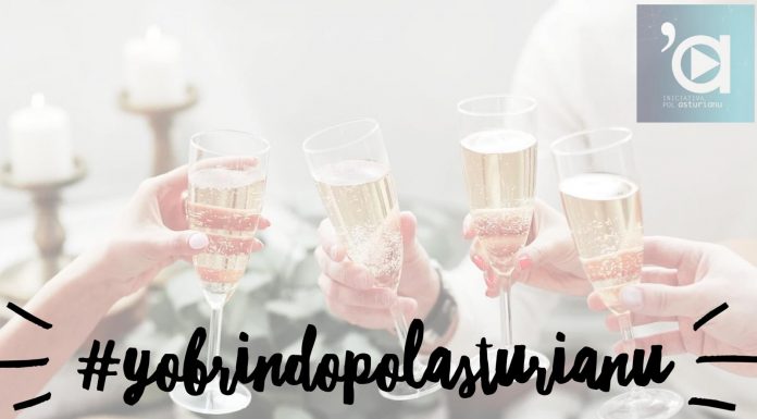 Iniciativa pol Asturianu entama la campaña #yobrindopolasturianu pa dispidir l’añu 2020