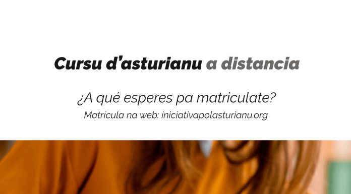 Abiertu’l plazu de matriculación nos nuevos cursos d’asturianu a distancia
