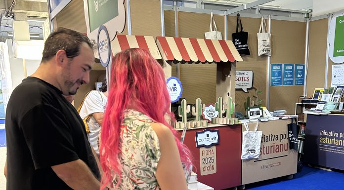 Récord d’empreses nel puestu d’Iniciativa pol Asturianu na FIDMA 2025